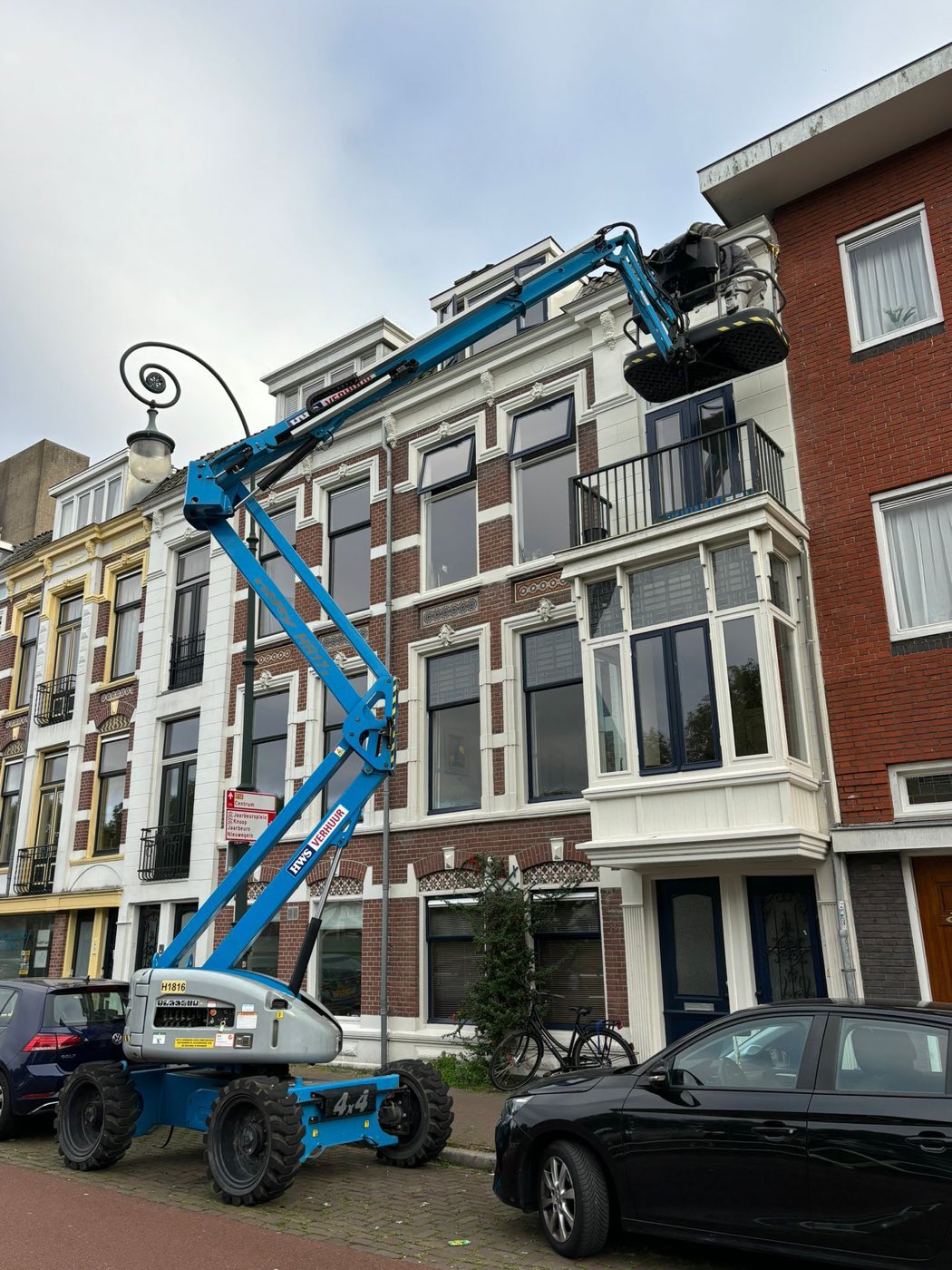 Gevelrenovatie en schilderwerk aan de Leidseweg in Utrecht